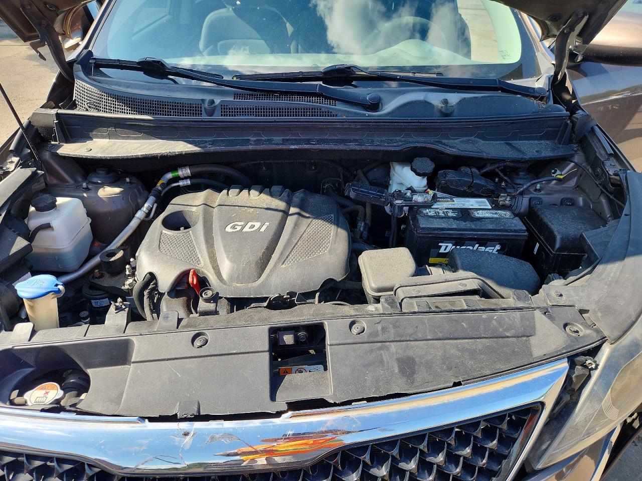 2015 Kia Sportage Lx Brown vin: KNDPBCAC3F7770325