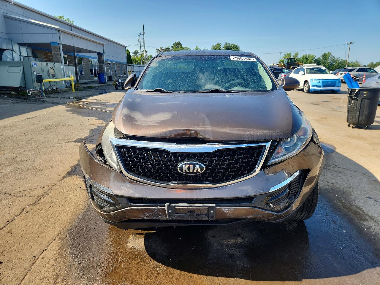 2015 Kia Sportage Lx Brown vin: KNDPBCAC3F7770325