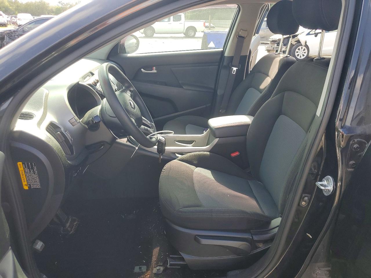 2015 Kia Sportage Lx Black vin: KNDPBCAC3F7773709