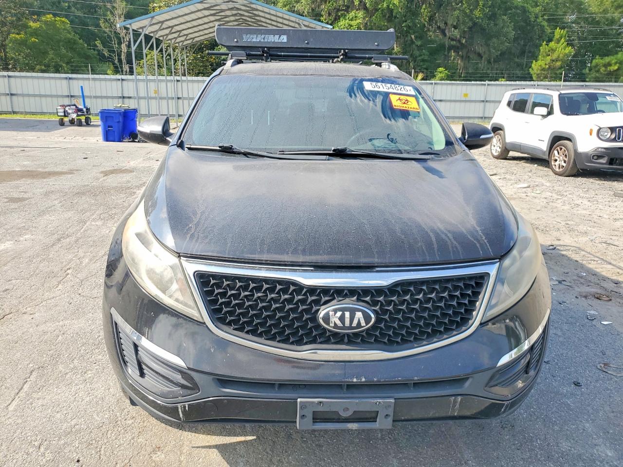 2015 Kia Sportage Lx Black vin: KNDPBCAC3F7773709