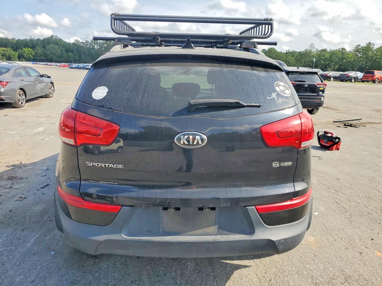 2015 Kia Sportage Lx Black vin: KNDPBCAC3F7773709