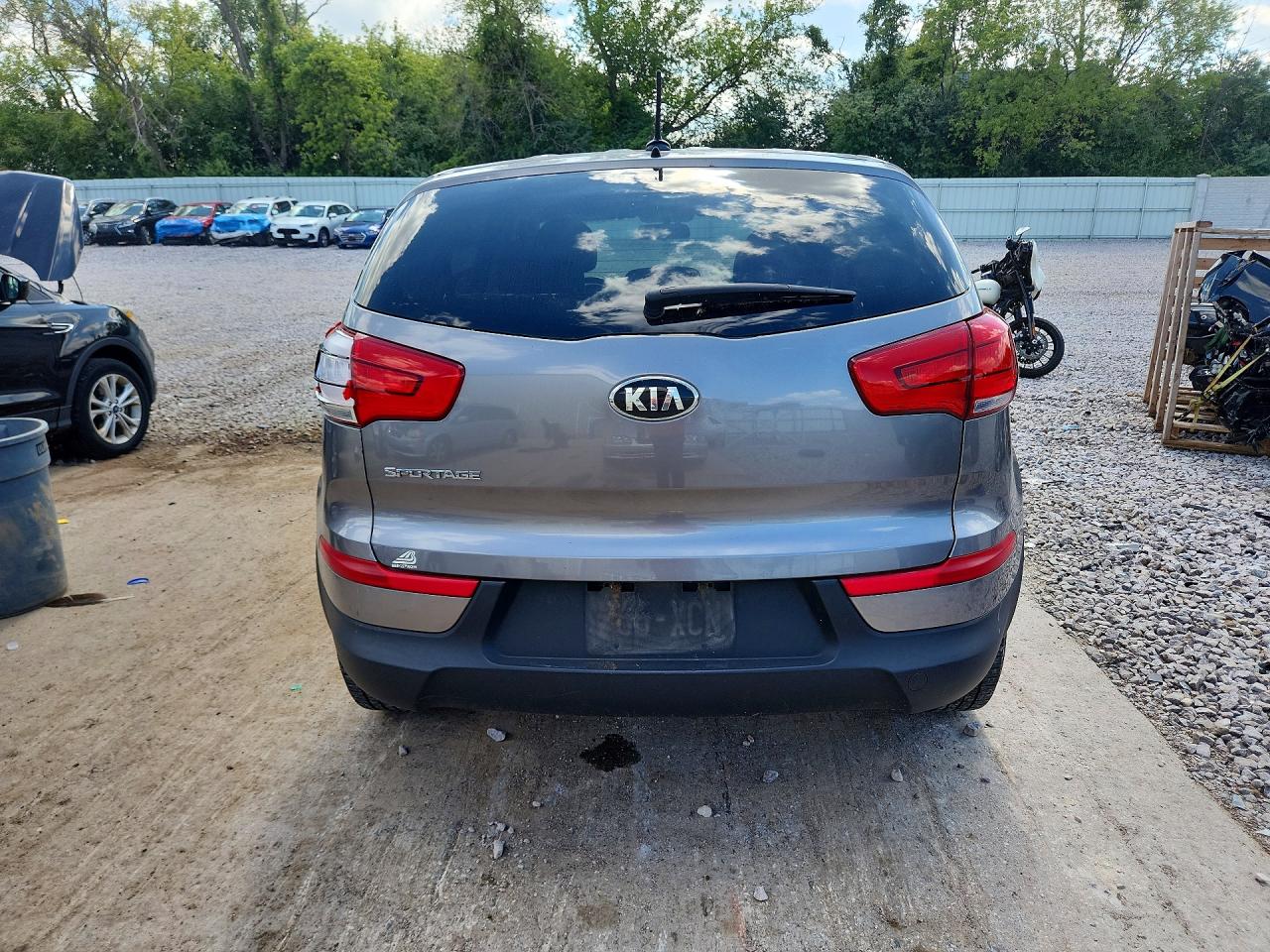 2015 Kia Sportage Lx Gray vin: KNDPBCAC3F7782412