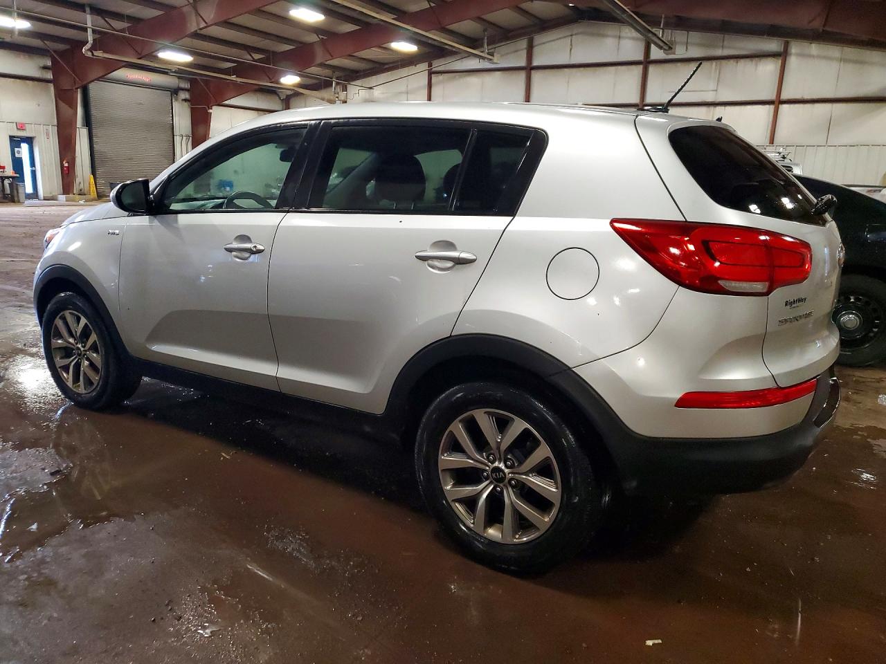 2014 Kia Sportage Lx Silver vin: KNDPBCAC4E7611988