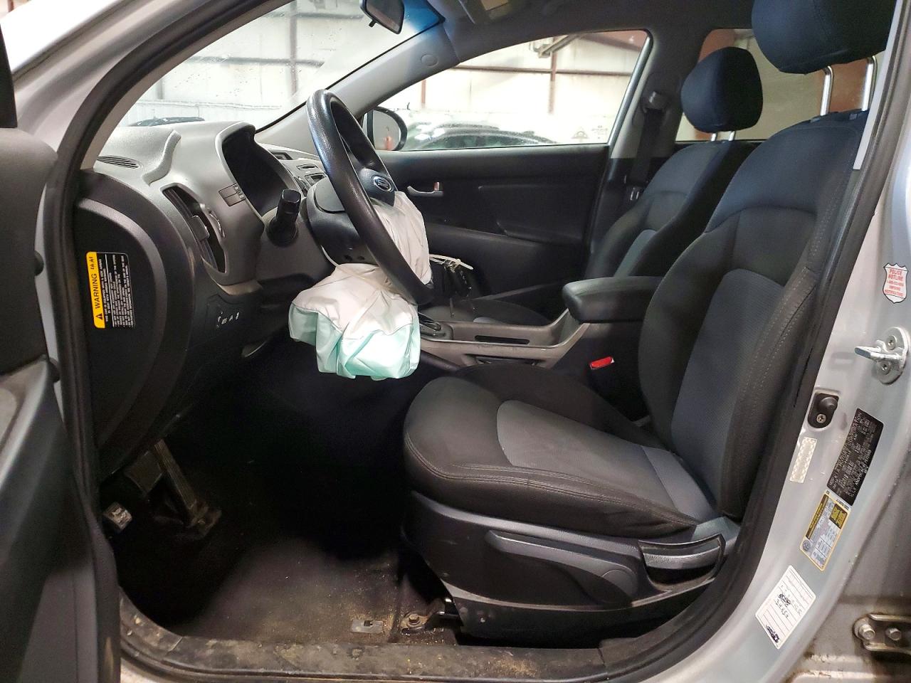 2014 Kia Sportage Lx Silver vin: KNDPBCAC4E7611988