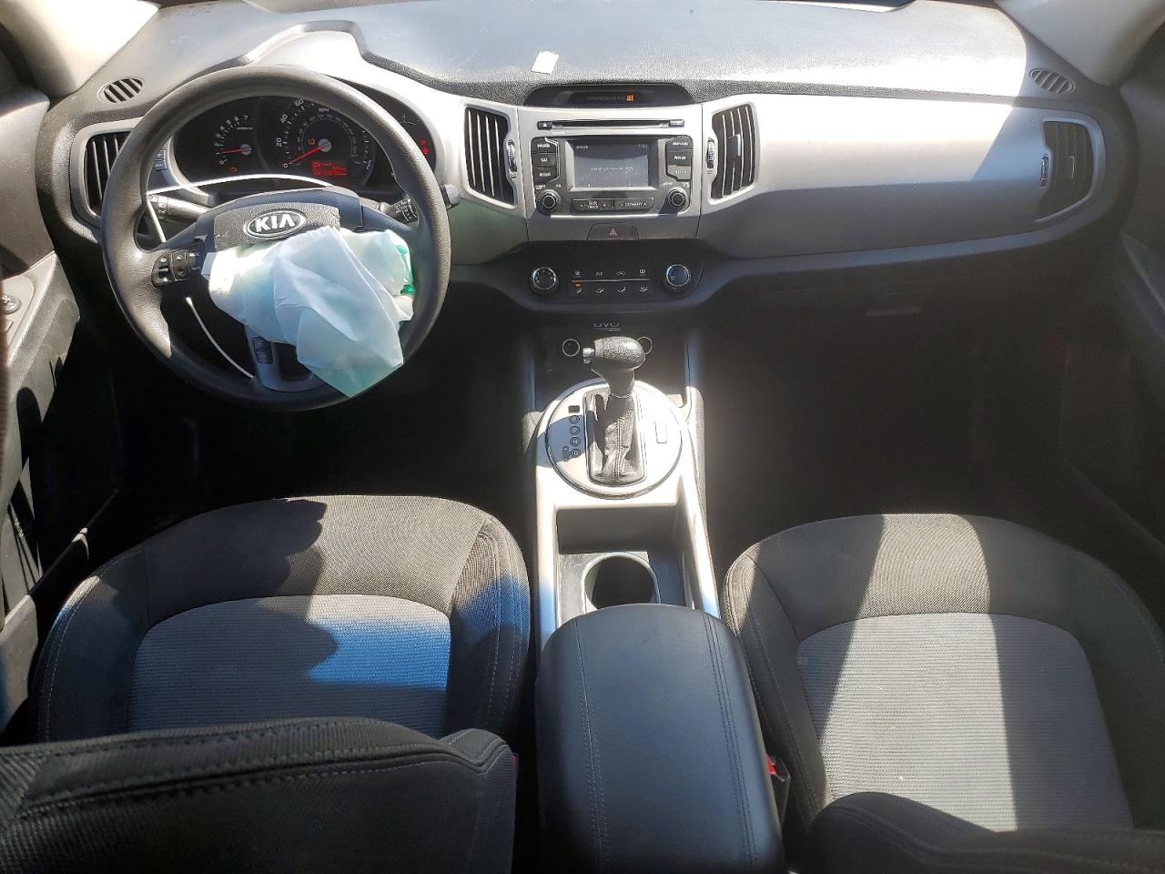 2015 Kia Sportage Lx White vin: KNDPBCAC4F7686756