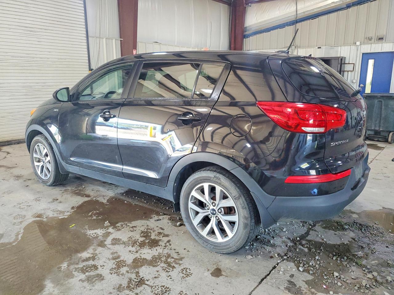 2015 Kia Sportage Lx Black vin: KNDPBCAC4F7791622