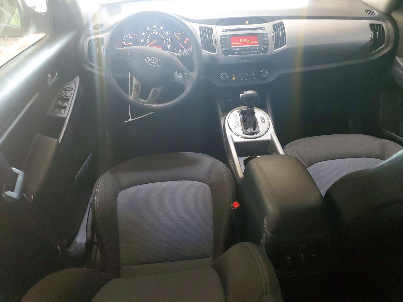 2015 Kia Sportage Lx Black vin: KNDPBCAC4F7791622