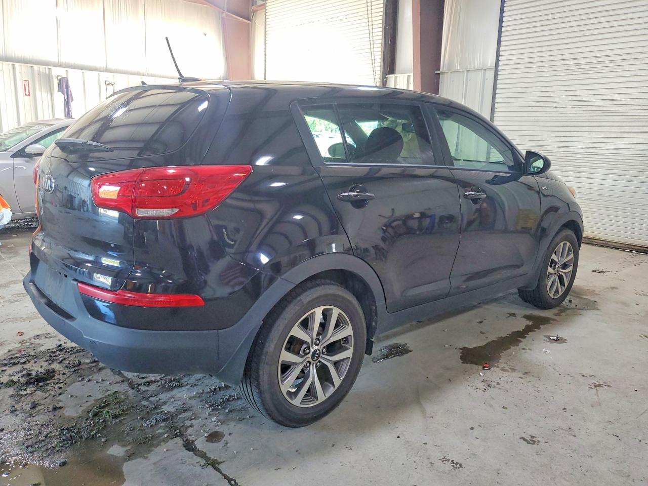 2015 Kia Sportage Lx Black vin: KNDPBCAC4F7791622