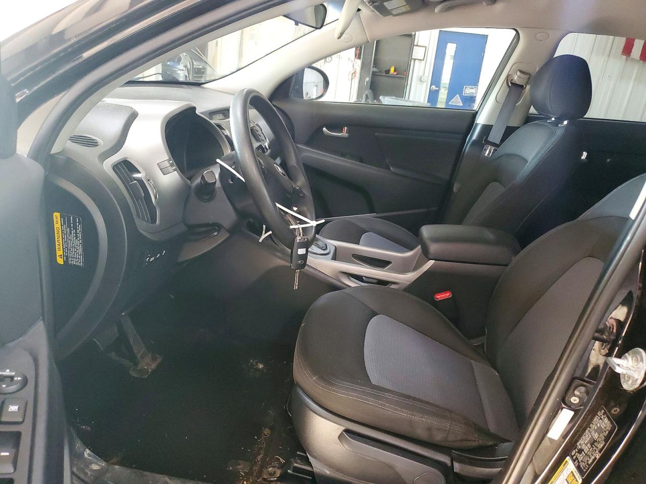 2015 Kia Sportage Lx Black vin: KNDPBCAC4F7791622