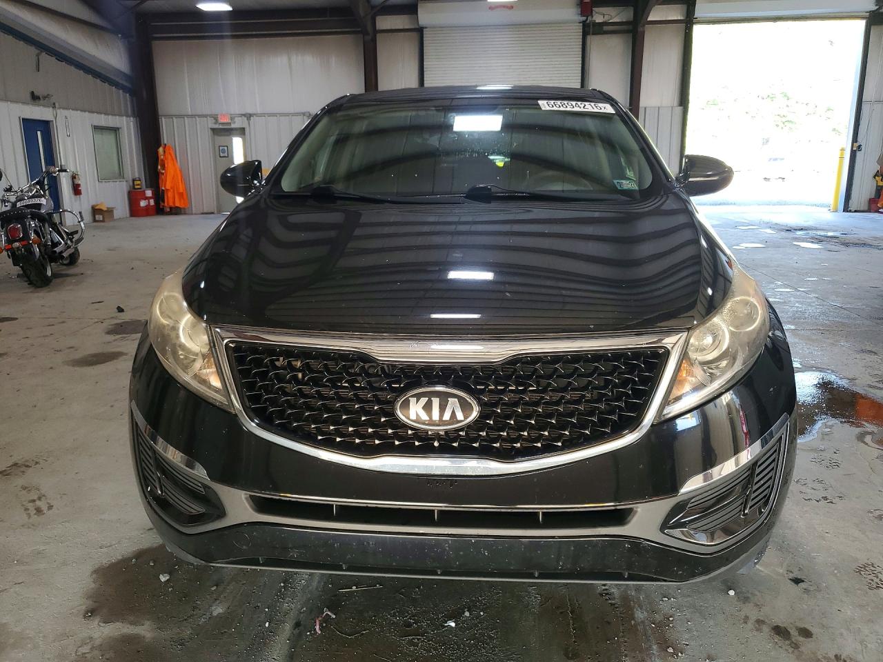 2015 Kia Sportage Lx Black vin: KNDPBCAC4F7791622