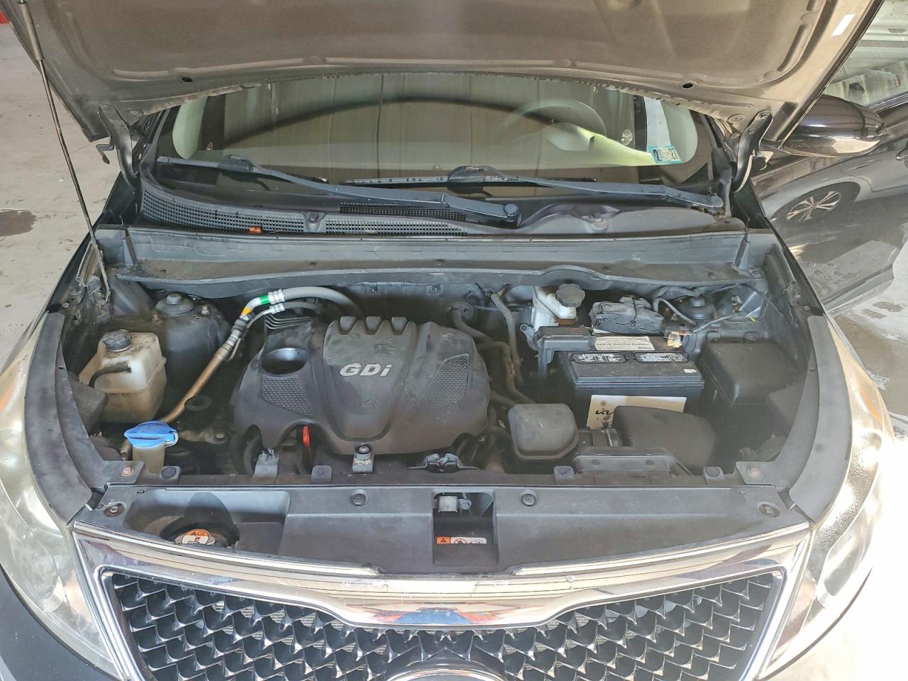 2015 Kia Sportage Lx Black vin: KNDPBCAC4F7791622