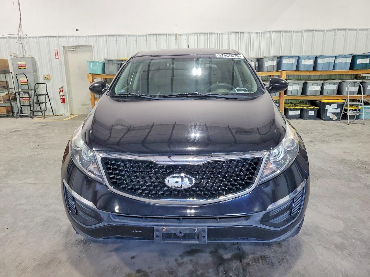 2014 Kia Sportage Lx Black vin: KNDPBCAC5E7549209