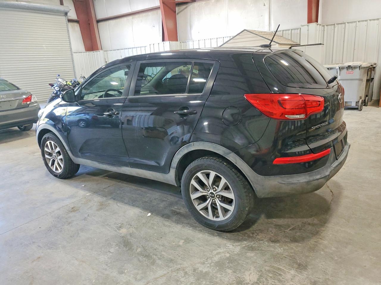 2014 Kia Sportage Lx Black vin: KNDPBCAC5E7549209