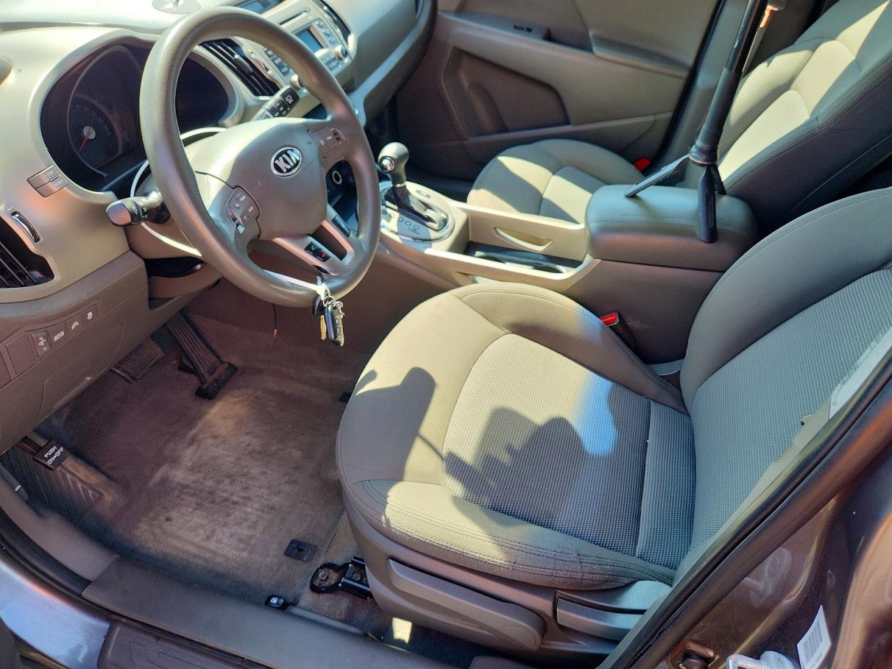 2014 Kia Sportage Lx Gray vin: KNDPBCAC5E7549601