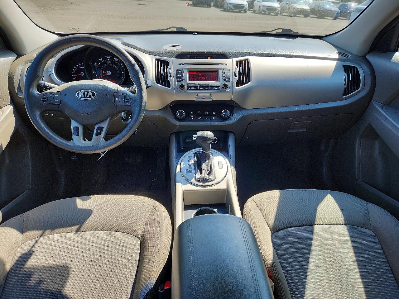 2014 Kia Sportage Lx Gray vin: KNDPBCAC5E7549601