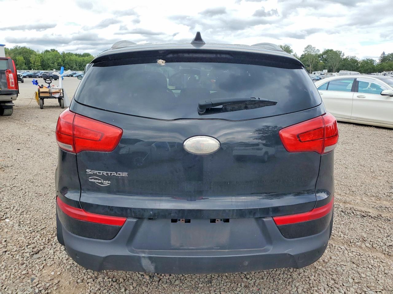 2014 Kia Sportage Lx Черный vin: KNDPBCAC5E7576068