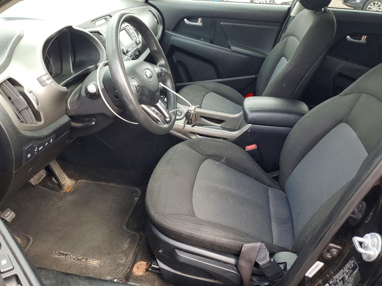 2014 Kia Sportage Lx Черный vin: KNDPBCAC5E7576068