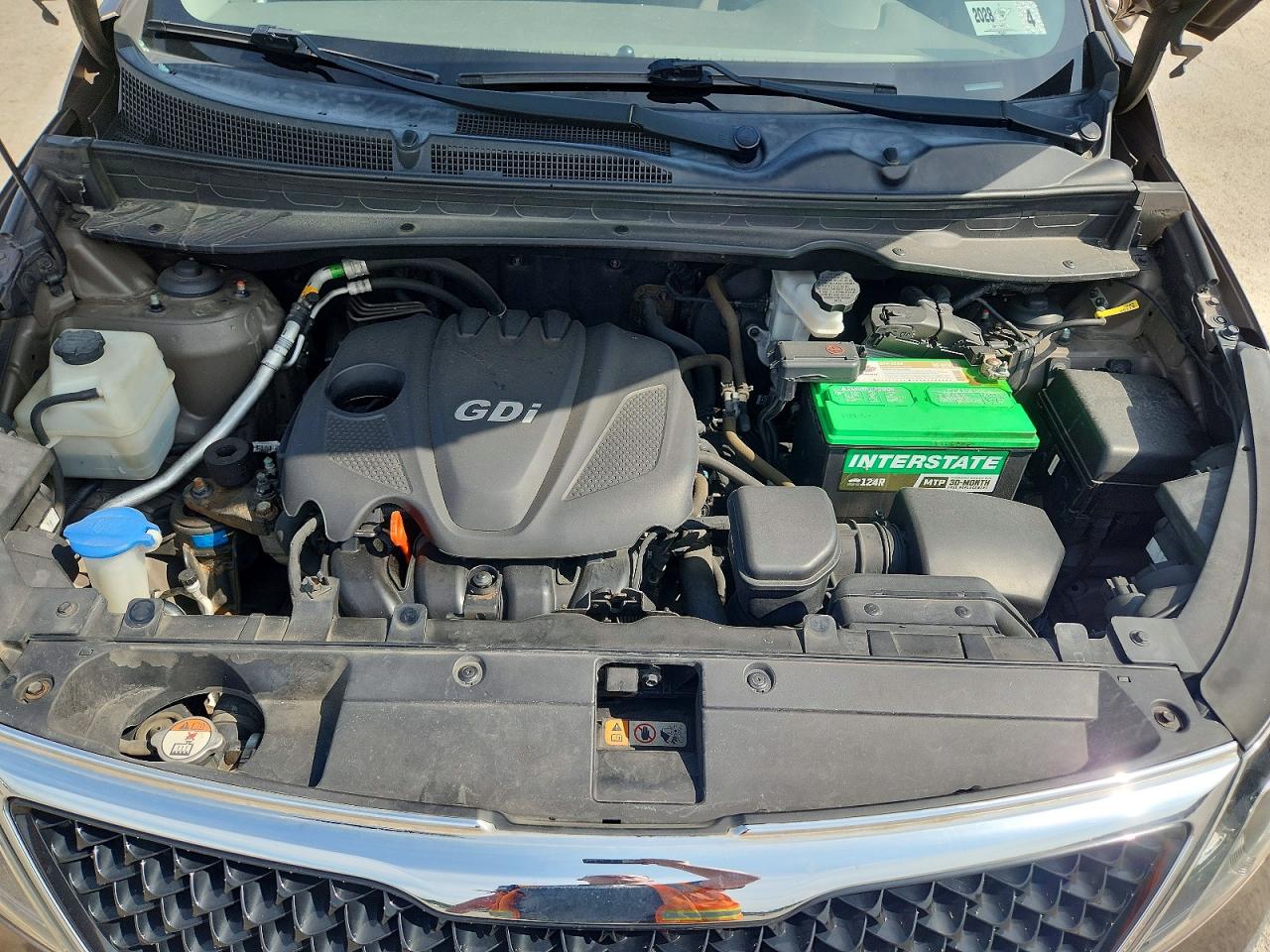 2014 Kia Sportage Lx Brown vin: KNDPBCAC5E7604239