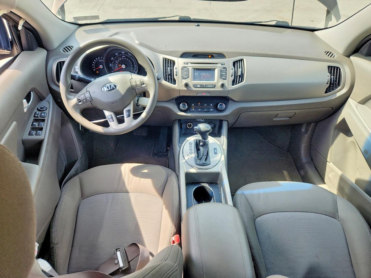 2014 Kia Sportage Lx Brown vin: KNDPBCAC5E7604239
