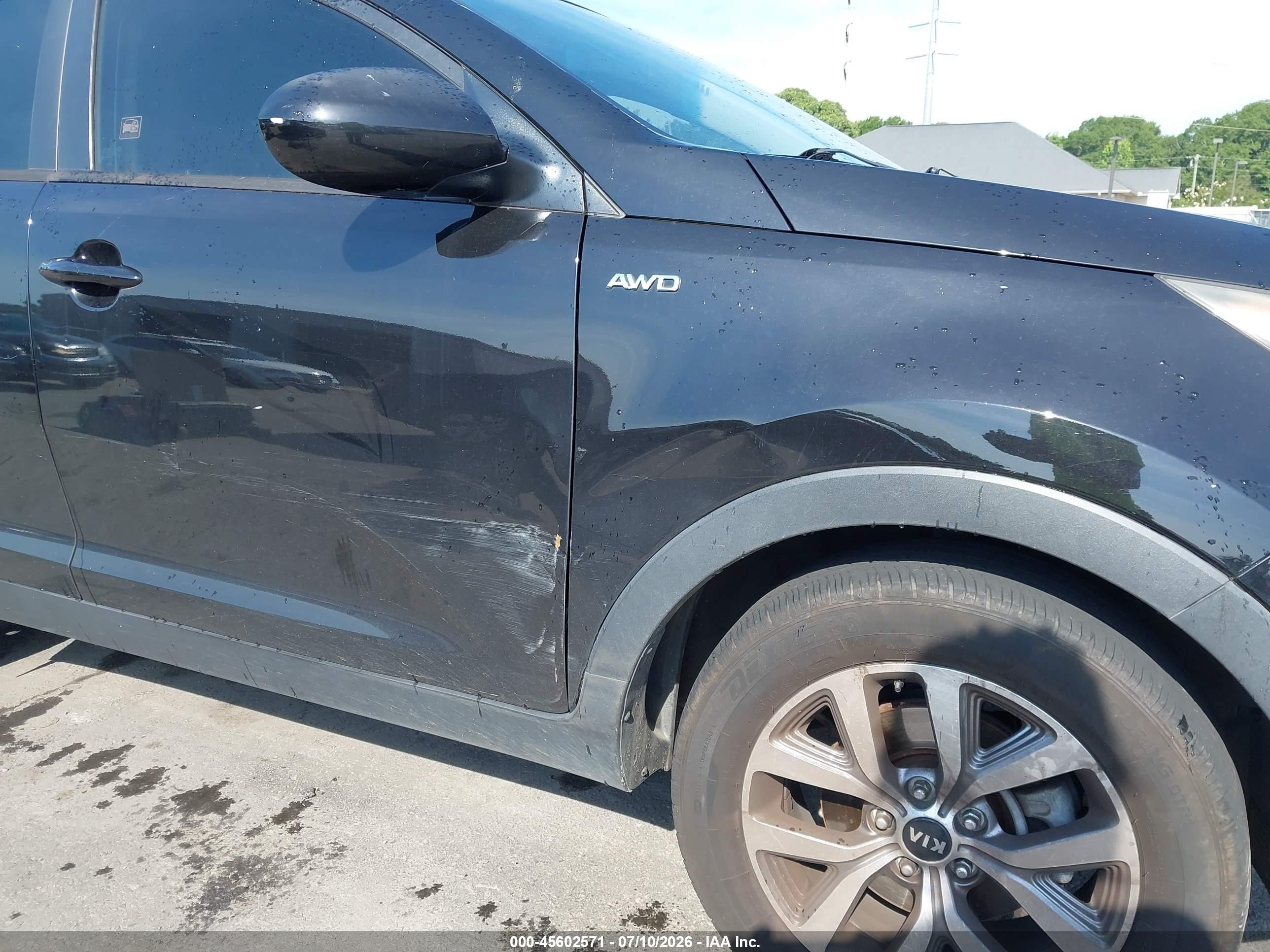 2015 Kia Sportage Lx Черный vin: KNDPBCAC5F7772108