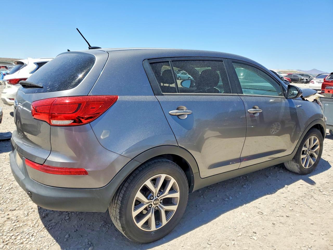 2015 Kia Sportage Lx Charcoal vin: KNDPBCAC5F7783156