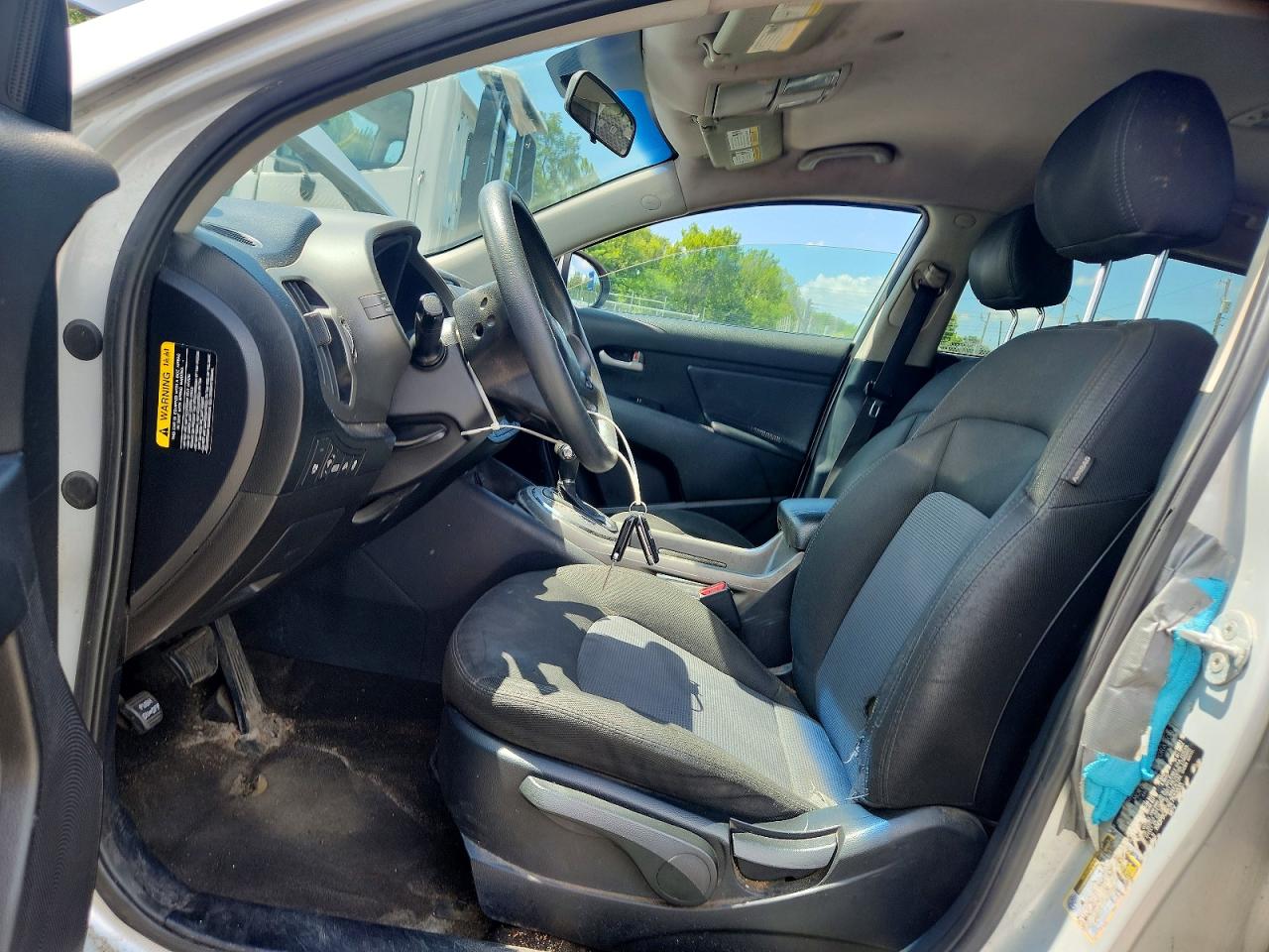 2014 Kia Sportage Lx Silver vin: KNDPBCAC6E7632535