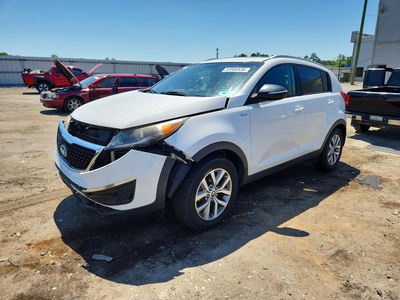 2014 Kia Sportage Lx Белый vin: KNDPBCAC6E7662909
