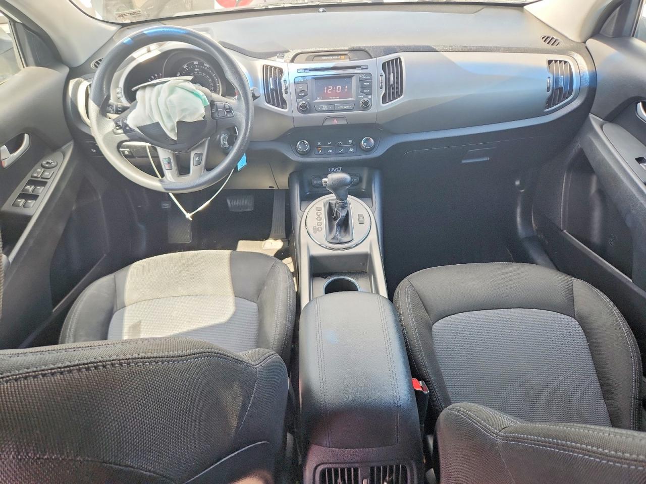 2014 Kia Sportage Lx White vin: KNDPBCAC6E7662909