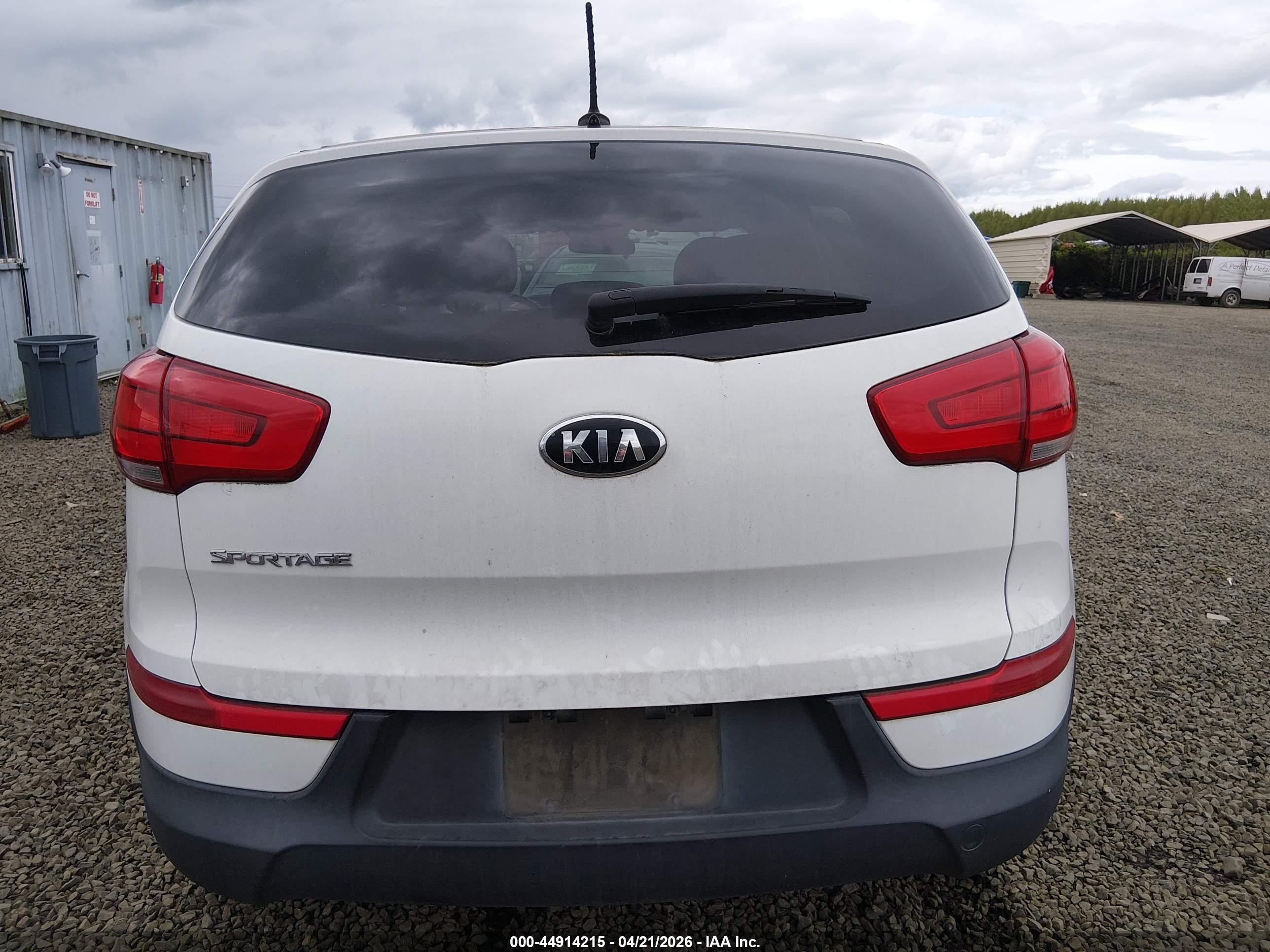 2016 Kia Sportage Lx Белый vin: KNDPBCAC6G7877791