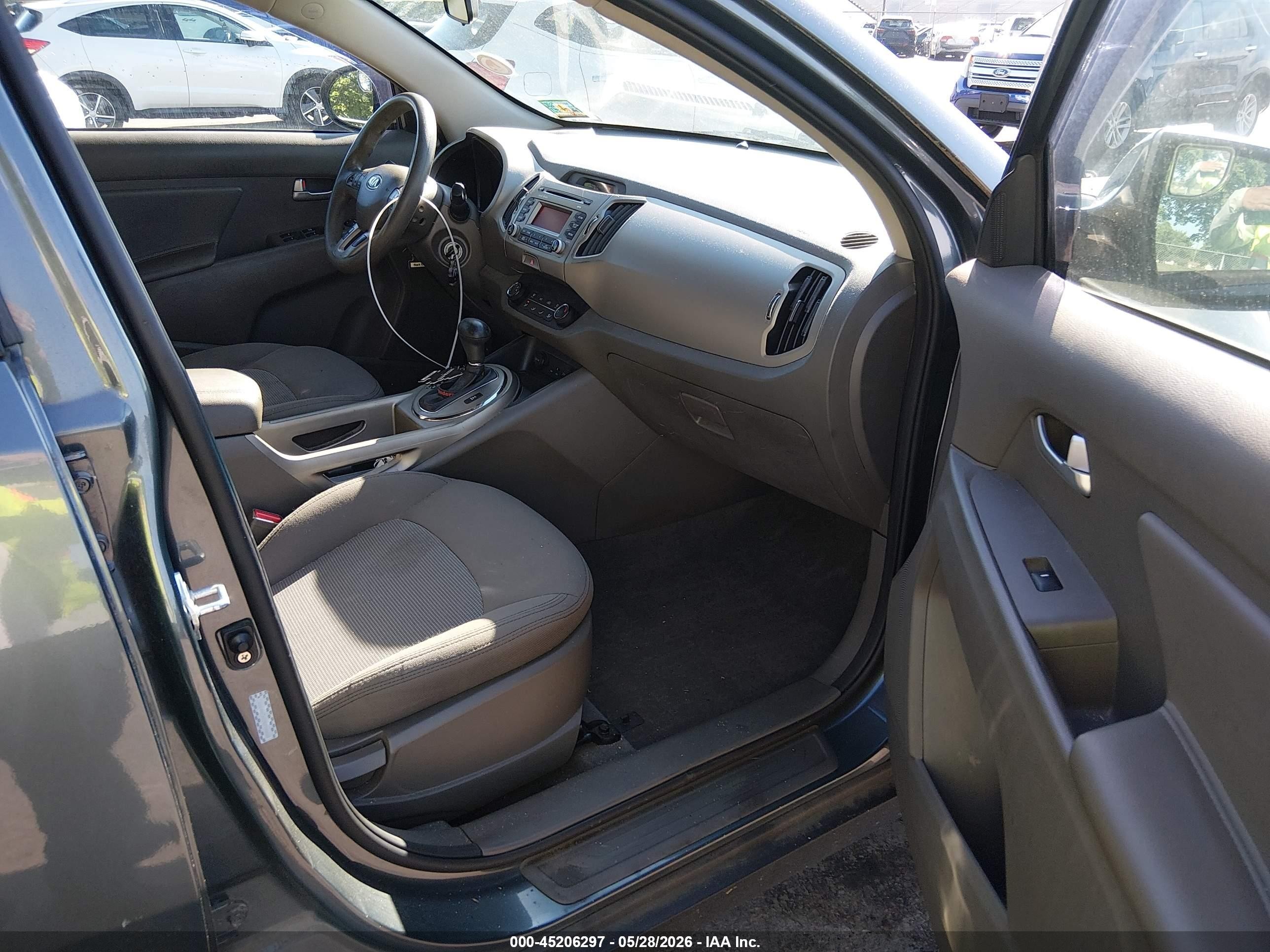 2014 Kia Sportage Lx Blue vin: KNDPBCAC7E7549499