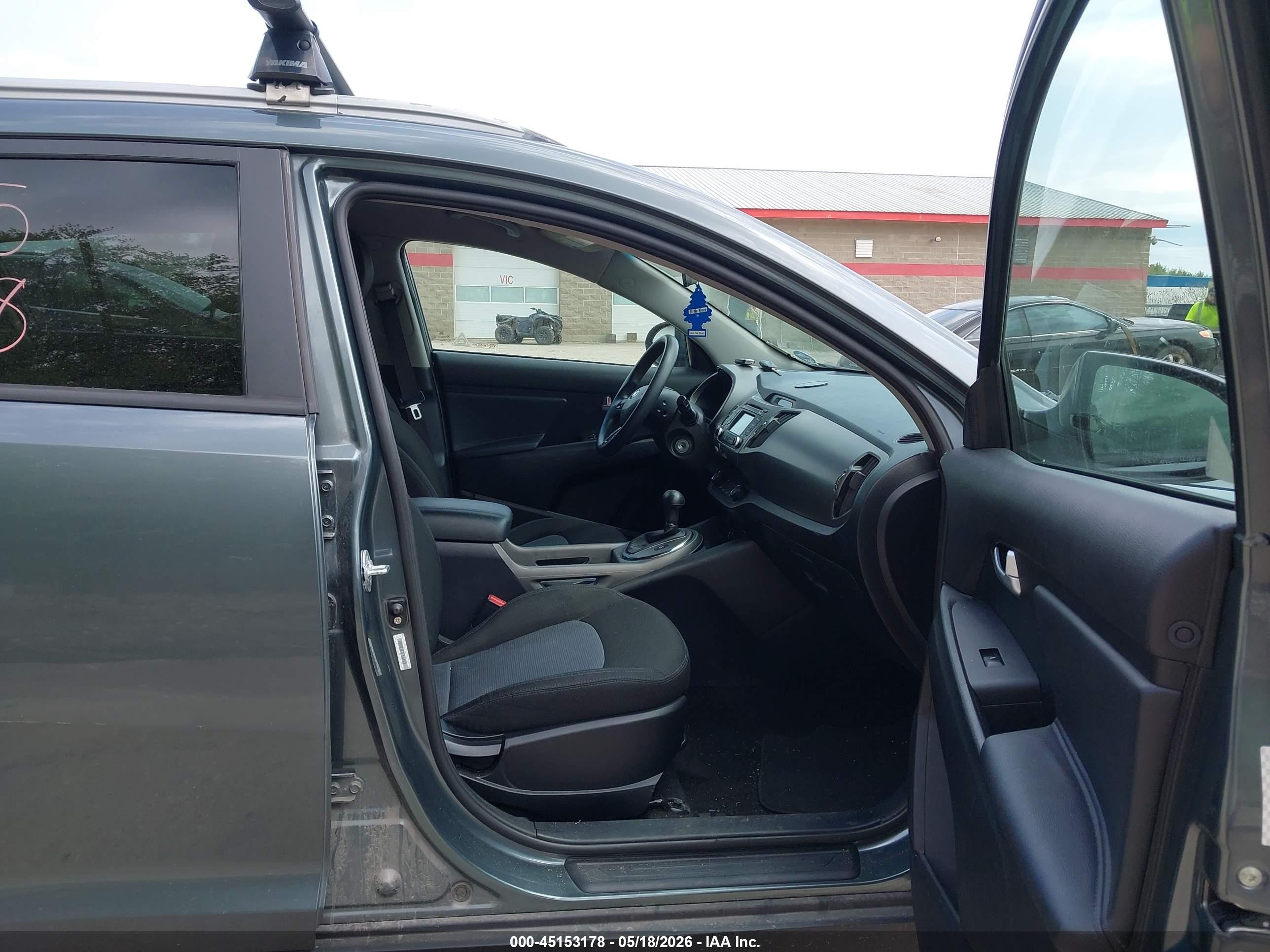 2014 Kia Sportage Lx Dark Blue vin: KNDPBCAC7E7564942