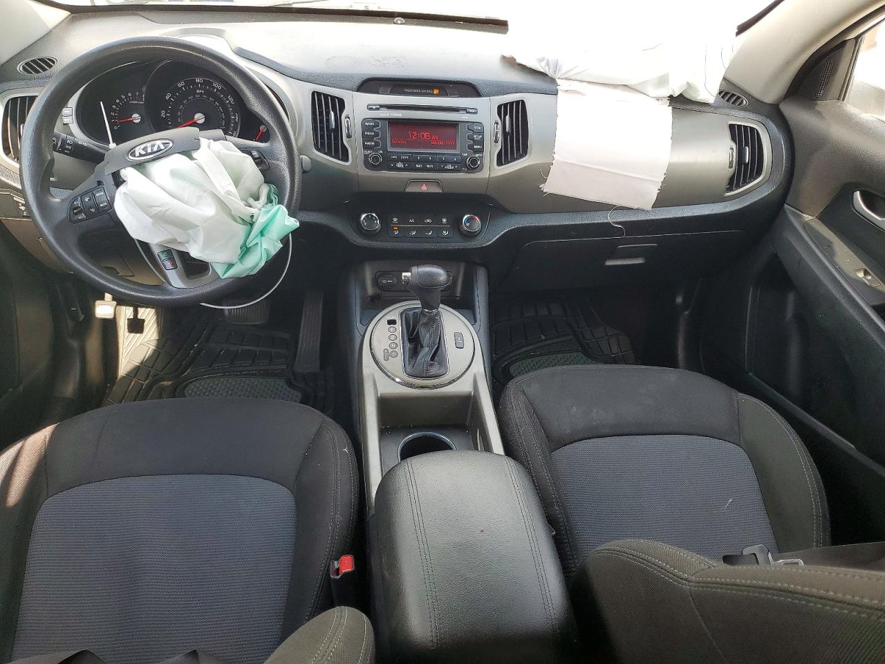 2014 Kia Sportage Lx White vin: KNDPBCAC7E7633466