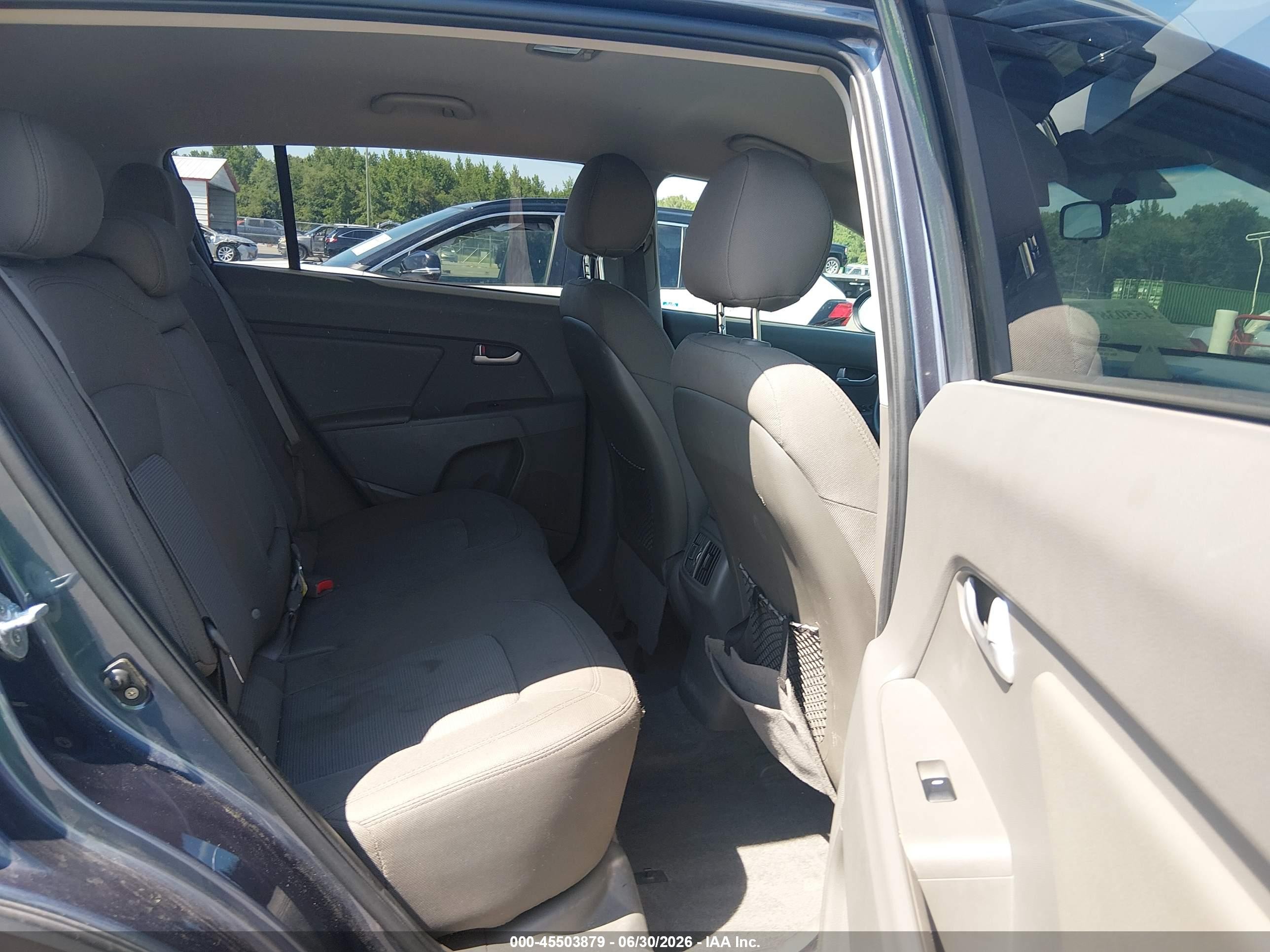 2015 Kia Sportage Lx Light Blue vin: KNDPBCAC7F7684127