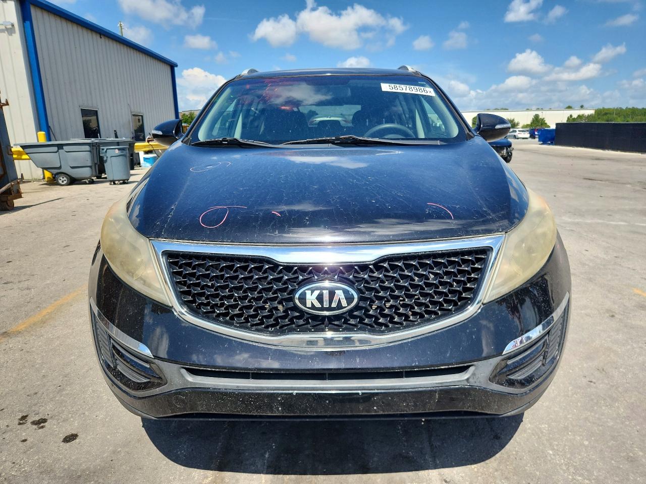 2015 Kia Sportage Lx Черный vin: KNDPBCAC7F7693765