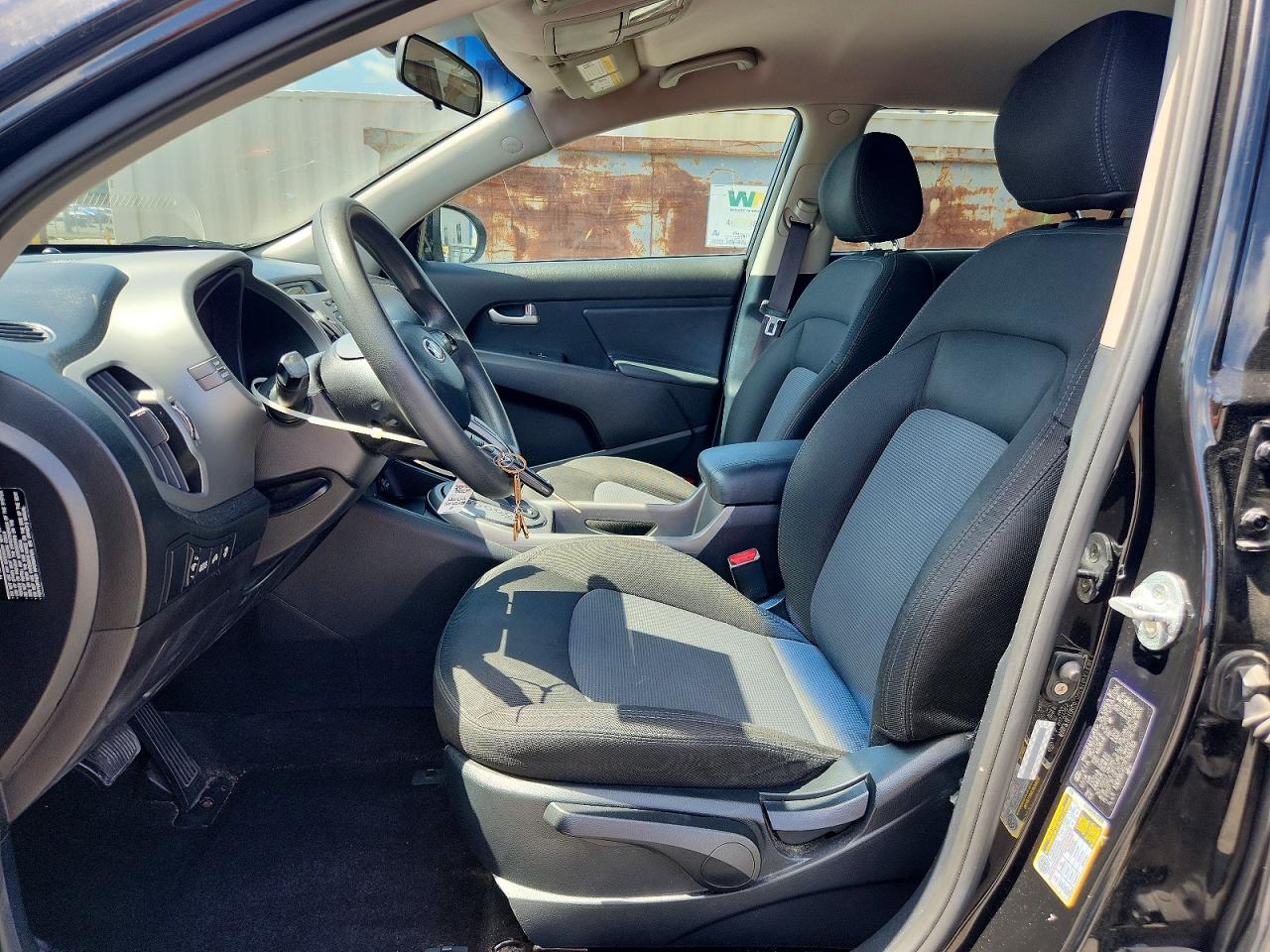 2015 Kia Sportage Lx Черный vin: KNDPBCAC7F7693765