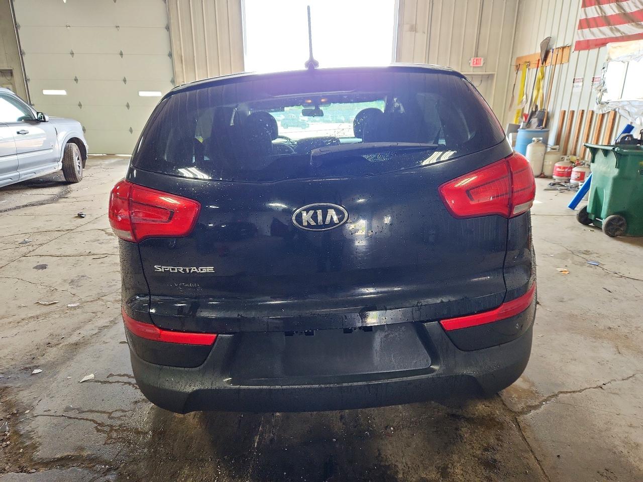 2015 Kia Sportage Lx Black vin: KNDPBCAC7F7760882