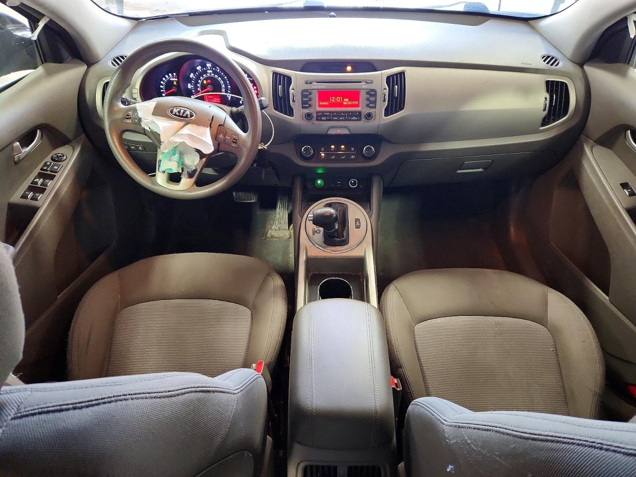 2015 Kia Sportage Lx Black vin: KNDPBCAC7F7760882