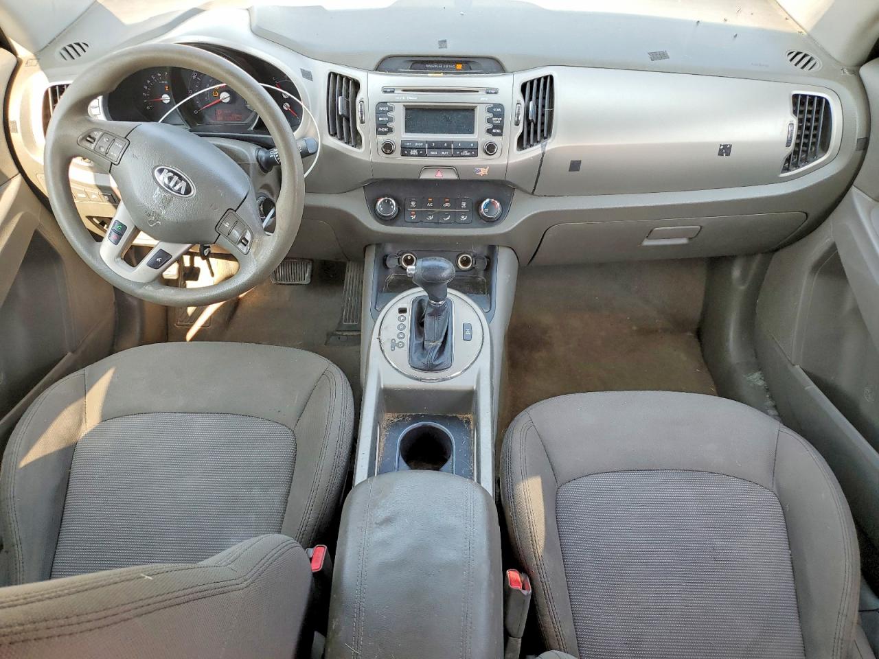 2014 Kia Sportage Lx Gray vin: KNDPBCAC8E7549107