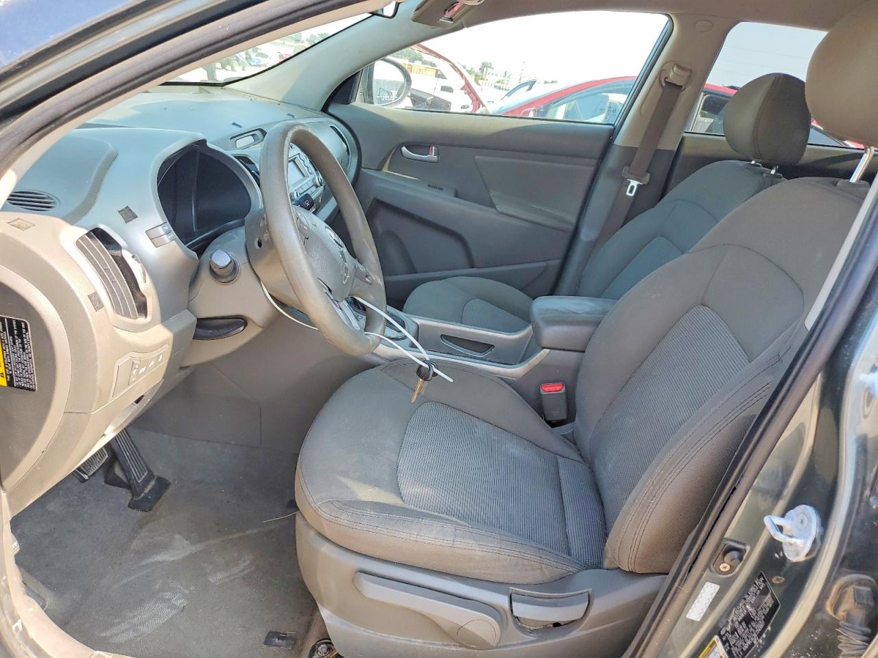 2014 Kia Sportage Lx Gray vin: KNDPBCAC8E7549107