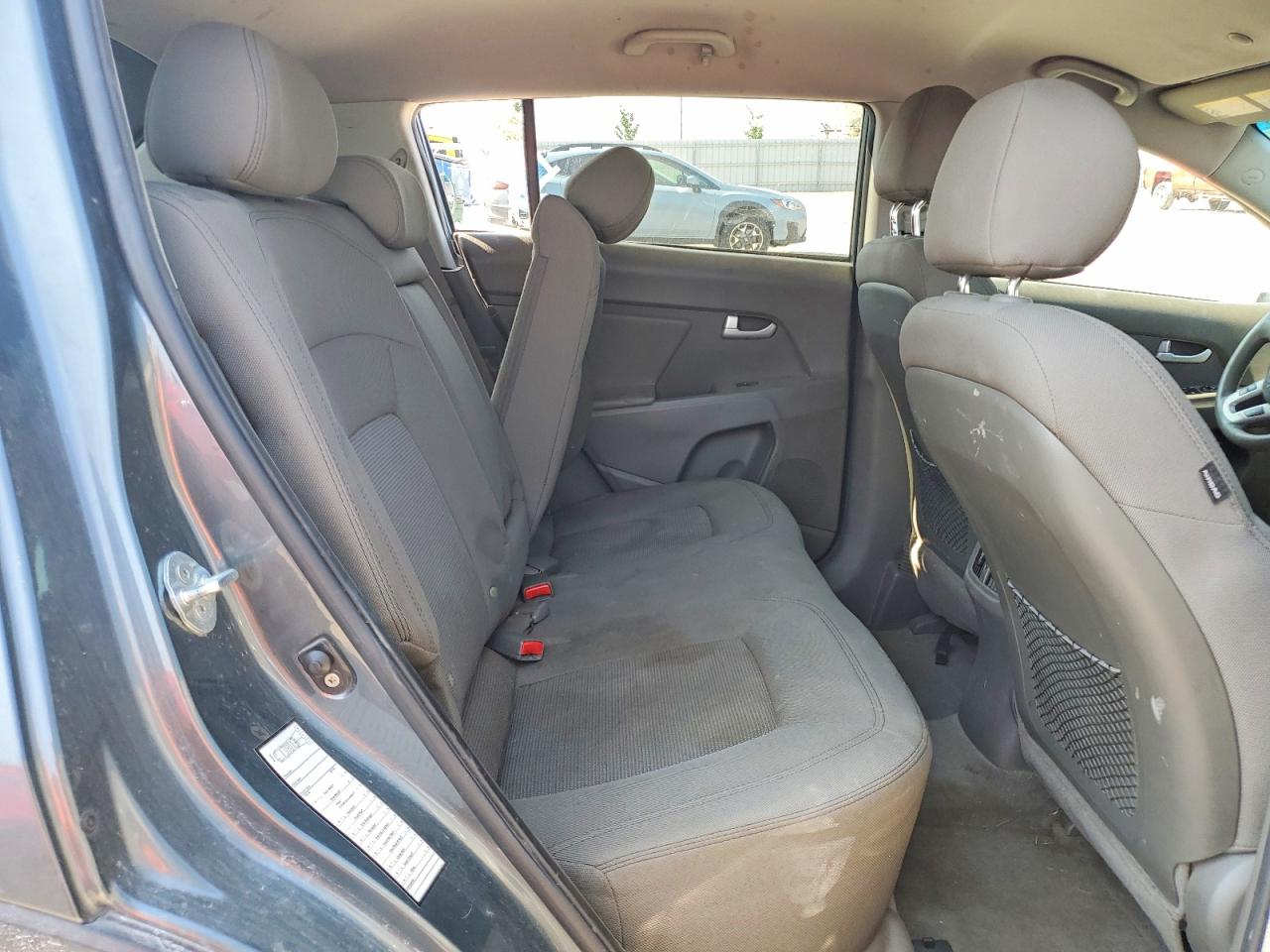 2014 Kia Sportage Lx Gray vin: KNDPBCAC8E7549107