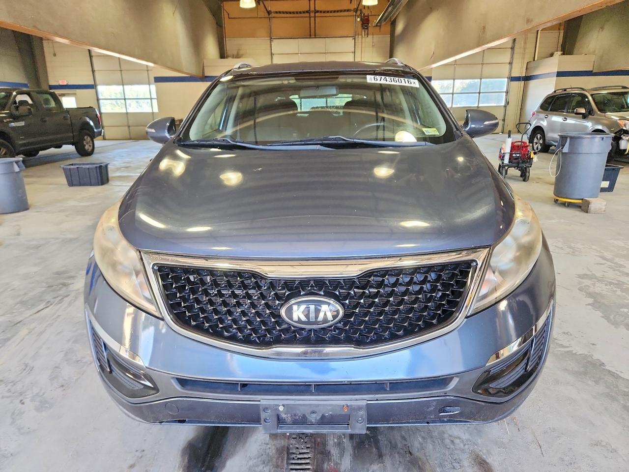 2014 Kia Sportage Lx Синий vin: KNDPBCAC8E7584150