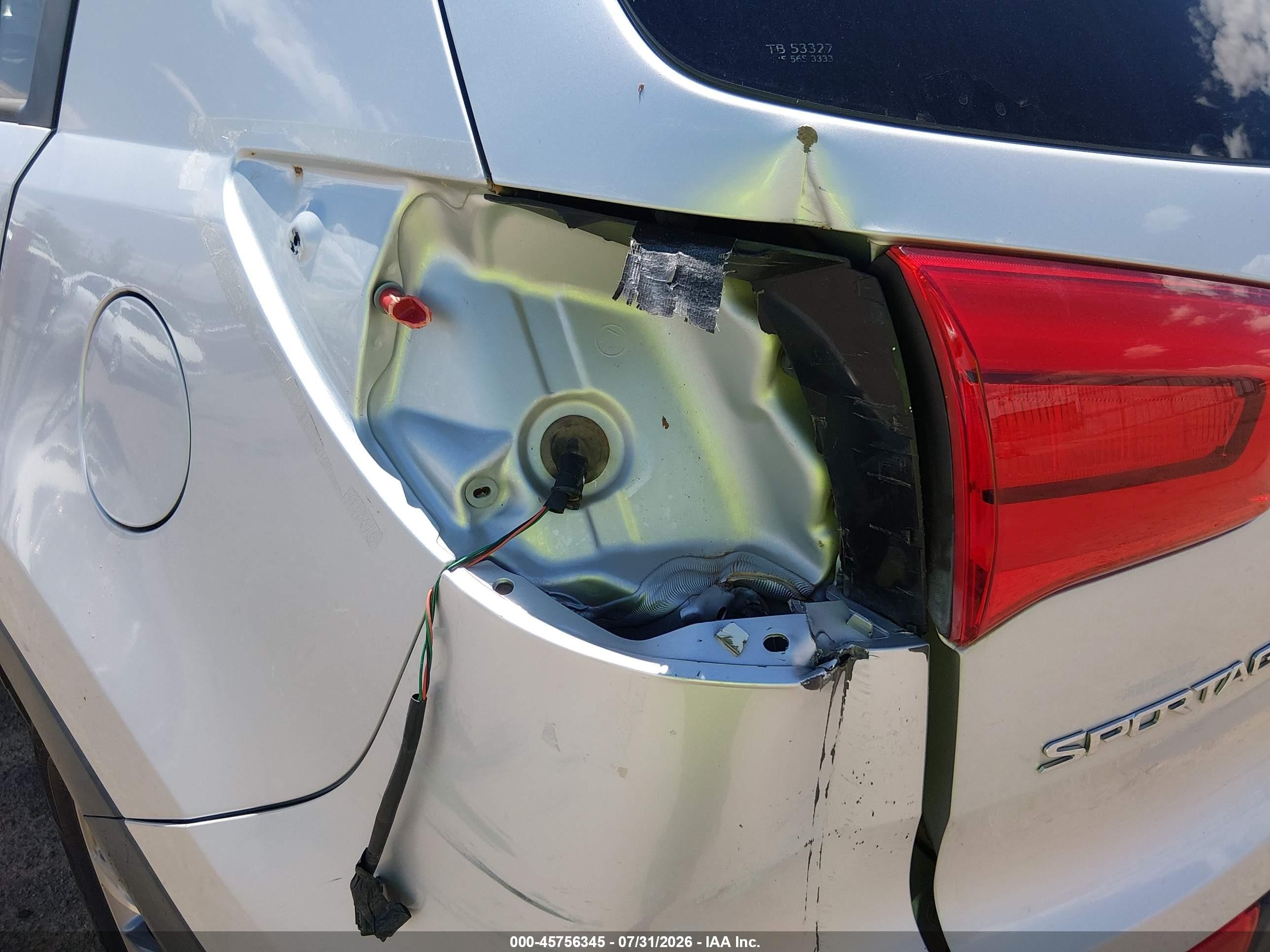 2014 Kia Sportage Lx Серебряный vin: KNDPBCAC8E7589106