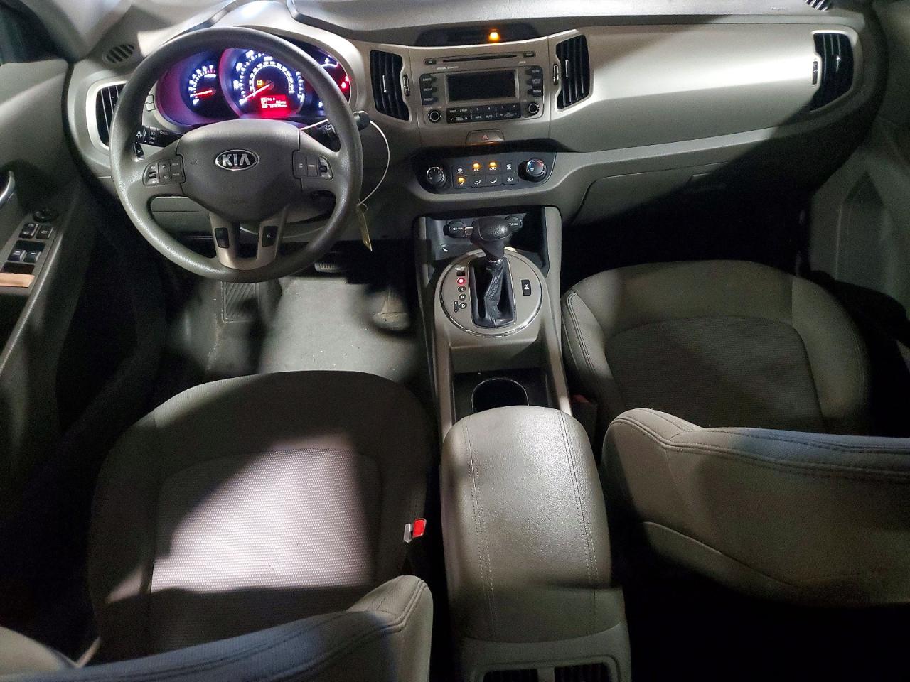2015 Kia Sportage Lx White vin: KNDPBCAC8F7693791