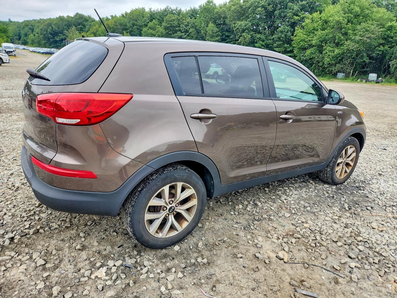 2015 Kia Sportage Lx Brown vin: KNDPBCAC8F7716227