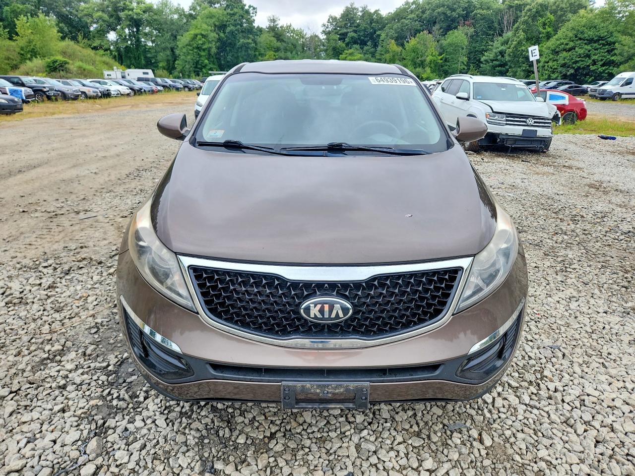 2015 Kia Sportage Lx Brown vin: KNDPBCAC8F7716227