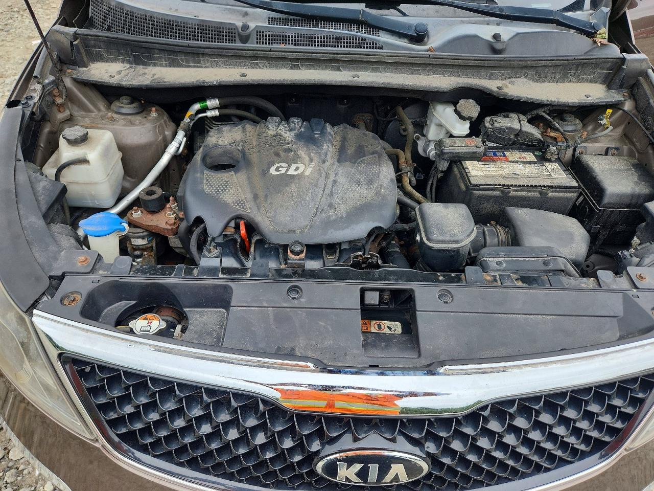 2015 Kia Sportage Lx Brown vin: KNDPBCAC8F7716227