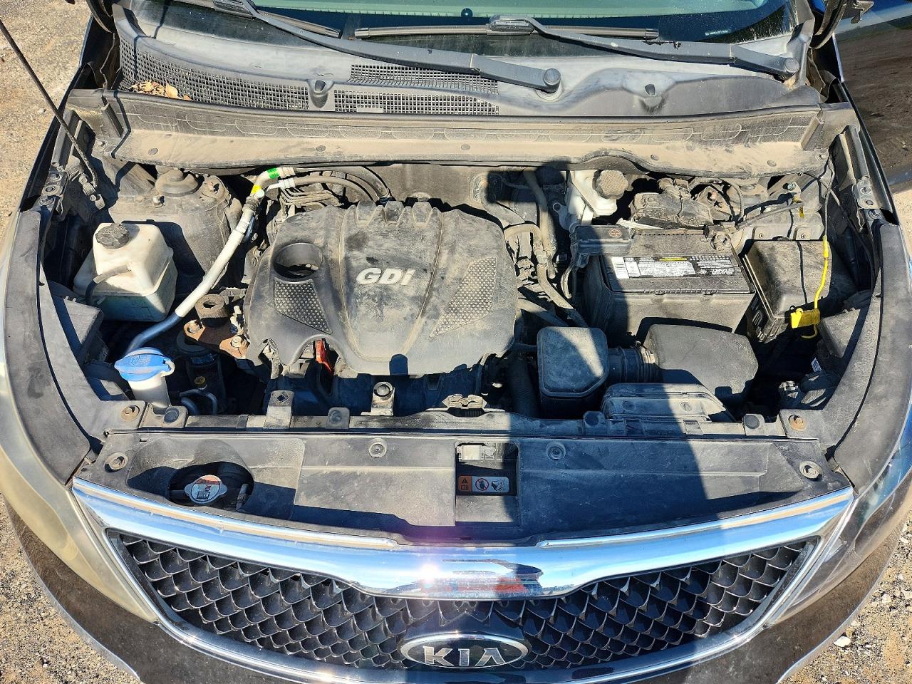 2015 Kia Sportage Lx Black vin: KNDPBCAC8F7739068