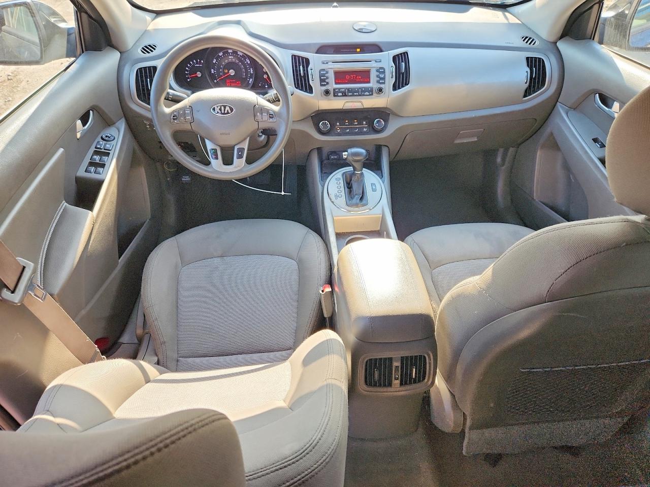 2015 Kia Sportage Lx Black vin: KNDPBCAC8F7739068