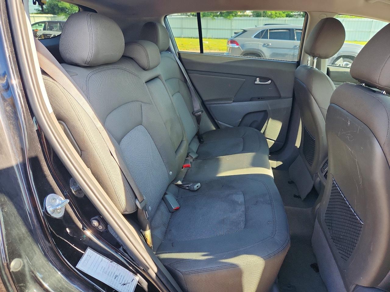2015 Kia Sportage Lx Black vin: KNDPBCAC8F7739068