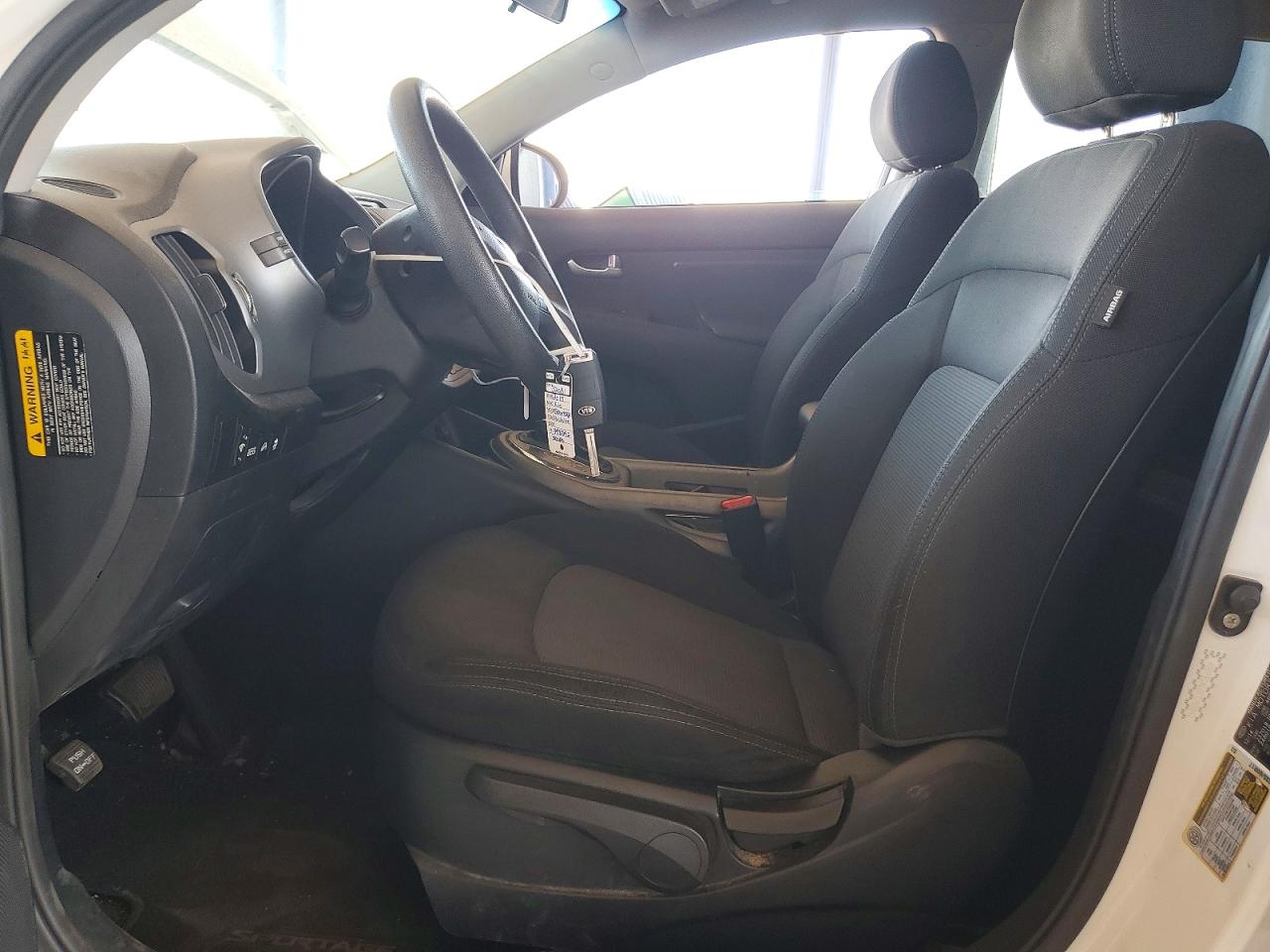 2015 Kia Sportage Lx White vin: KNDPBCAC8F7758042